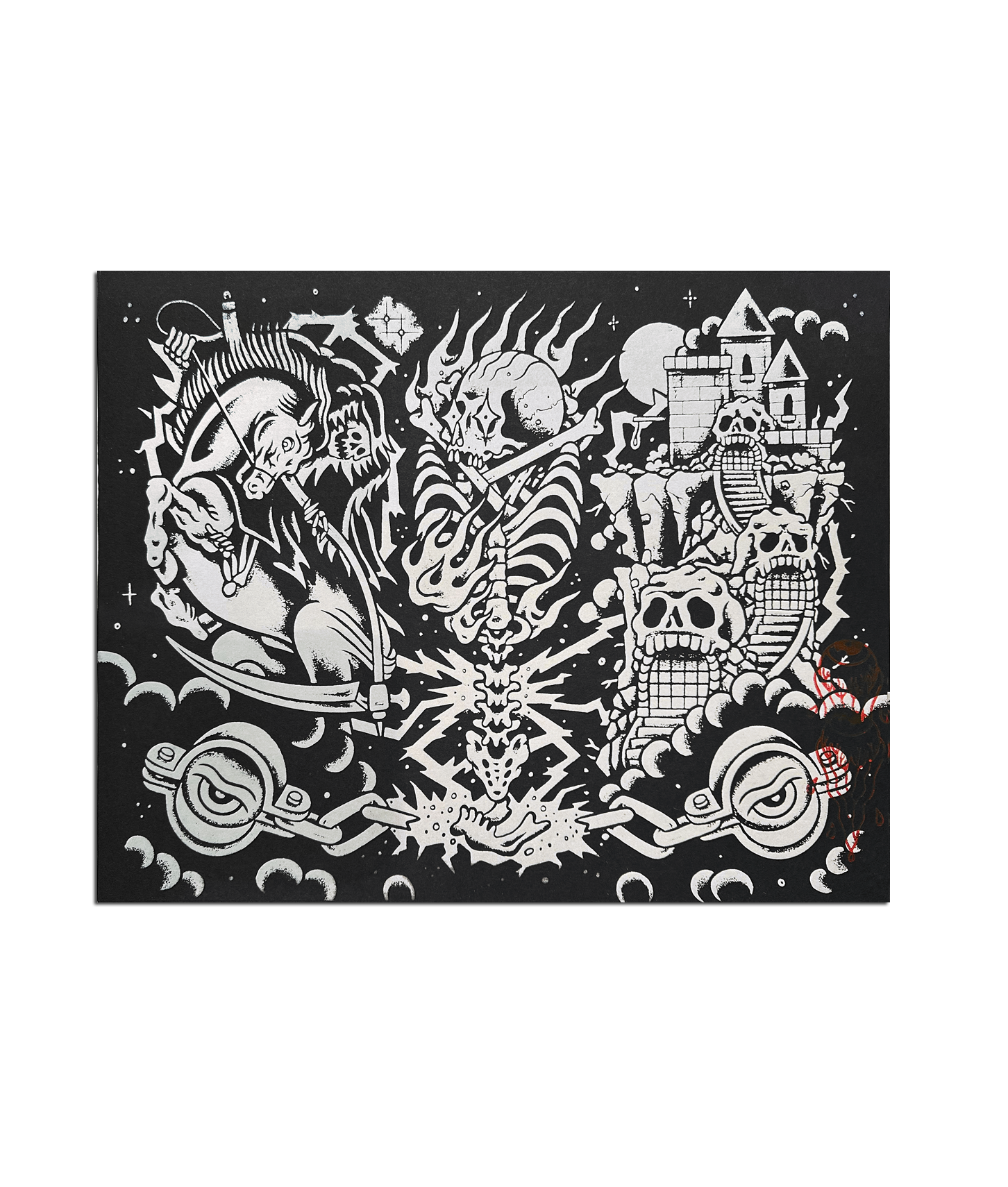 SILK SCREENED FLASH PRINT