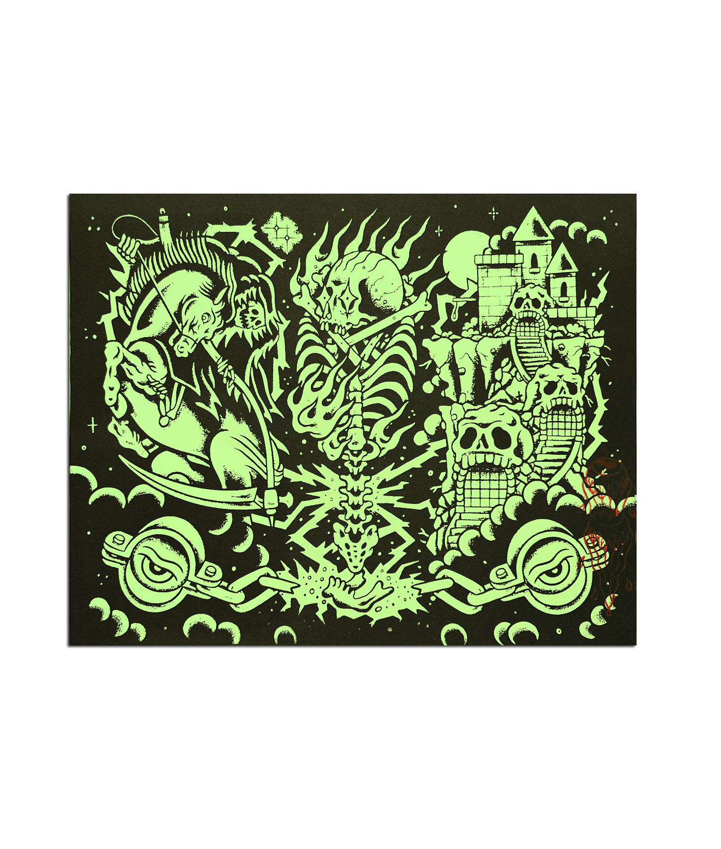 SILK SCREENED FLASH PRINT